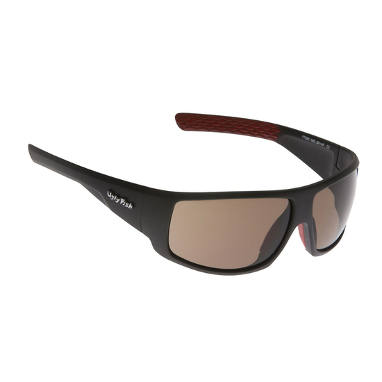 Ugly Fish PT6881 TR-90 Black Frame/Brown Lens Polarised Sunglasses