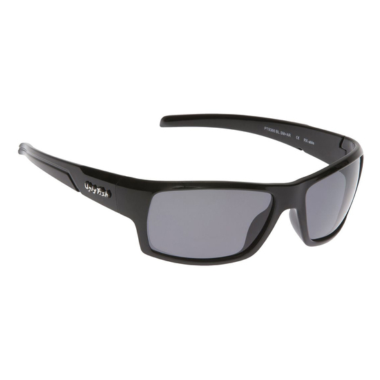 Ugly Fish PT9366 Polarised Lifestyle Wrap Black Frame/Smoke Lens Sunglasses