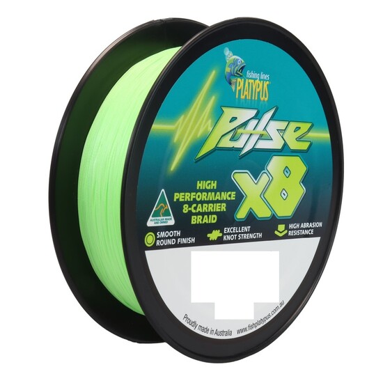 300yd Fins 40G Fishing Braid Chartreuse Braided Fishing Line Made in U.S.A.