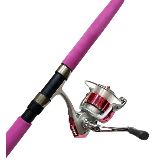 7ft Rapala Femme Fatale 6-8kg Pink Fishing Rod and Reel Combo