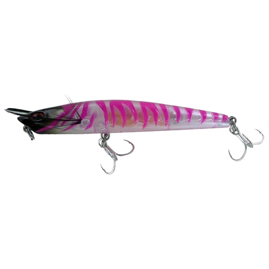 Chasebaits Lures Skinny Dog 65mm Surface Walker Top Water Lure - Bubblegum