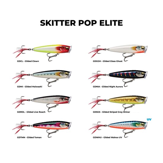 5cm Rapala Skitter Pop Topwater Popper Fishing Lure