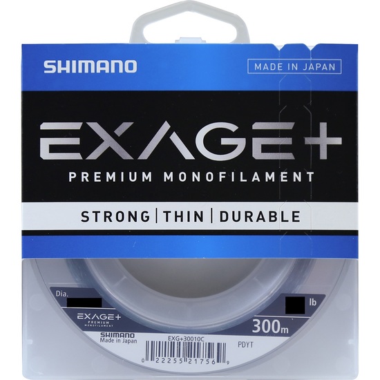 500m Spool of 40lb Shimano Exage+ Premium Monofilament Fishing Line