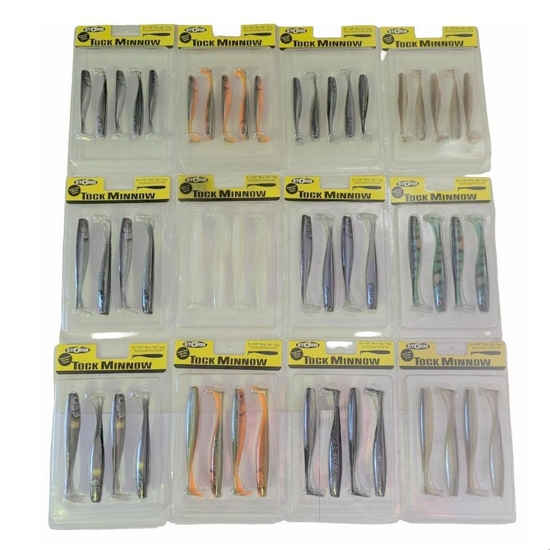 Storm Tock Minnow Soft Plastic Lure 12 Pack Mega Bundle