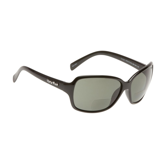 Ugly Fish Twilight +2.00 Bifocal Black Frame/Smoke Lens Polarised Sunglasses