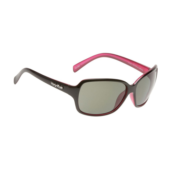 Ugly Fish Twilight PC3774 Smoke Lens/Black Frame Polarised Women's Sunglasses