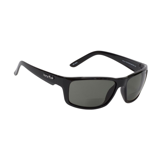 Ugly Fish Xenon +2.50 Bifocal PN3252 Black Frame/Smoke Lens Sunglasses