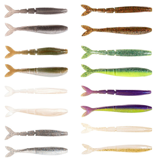 8 Pack of Zman 1.75 Inch Shad Fryz Paddle Tail Soft Plastic Fishing Lures