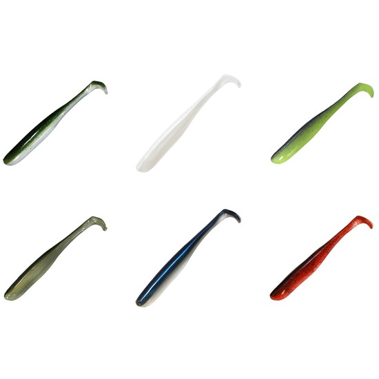 Zman Streakz Curltail Soft Plastic Lure 4in 5 Pack Bloodworm