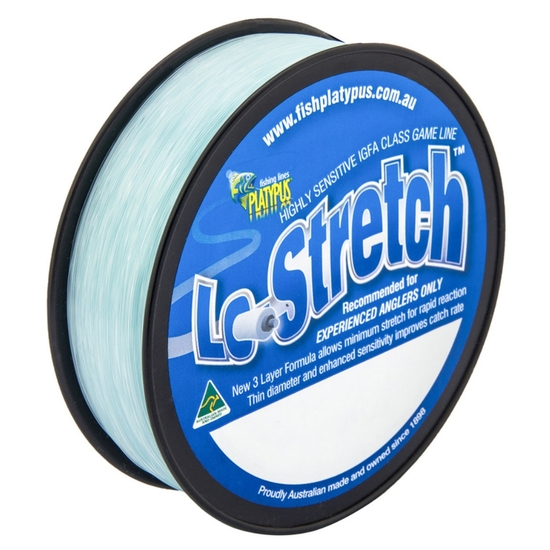 Platypus Lo-Stretch Mono Fishing Line Blue 300m 4kg