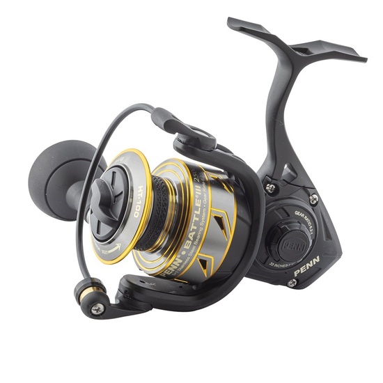 Penn Battle III 2500 Spinning Fishing Reel - Spin Reel with 5 Sealed Ball Bearings