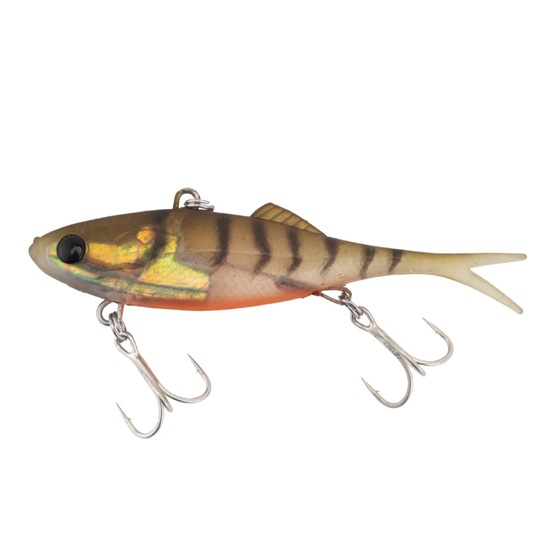 Berkley Shimma Fork 65mm Rigged Soft Vibe Lure - Orange Belly Shrimp