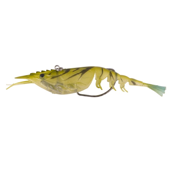 Berkley Shimma Shrimp Weedless 120mm Rigged Soft Bait Lure - Blue Tail Shrimp