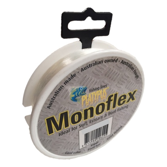 100m Spool of 12lb Clear Platypus Monoflex Mono Fishing Line - Australian Made Line