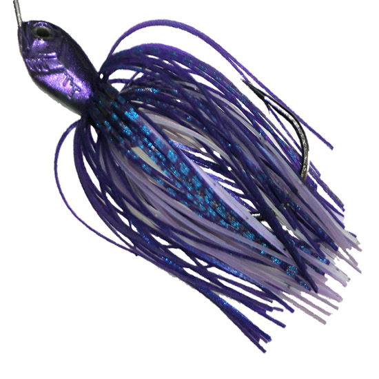 TT Lures Tornado Spinnerbait Double Colorado - Purple Mauve Scale