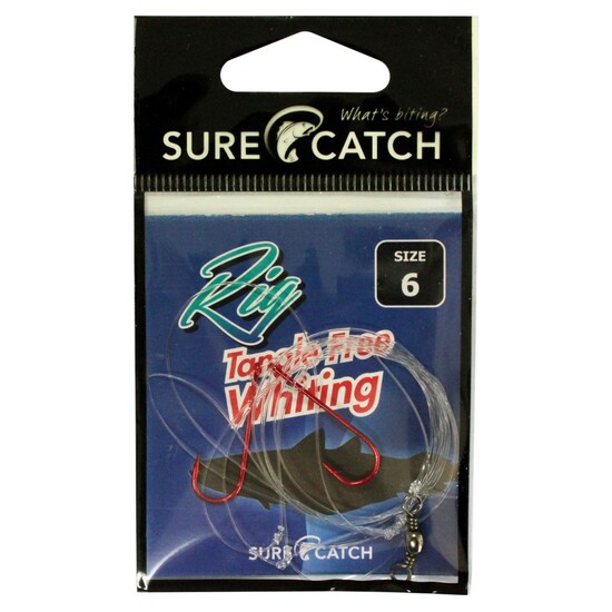 Surecatch Size 6 Tangle Free Whiting Rig with Chemically Sharpened