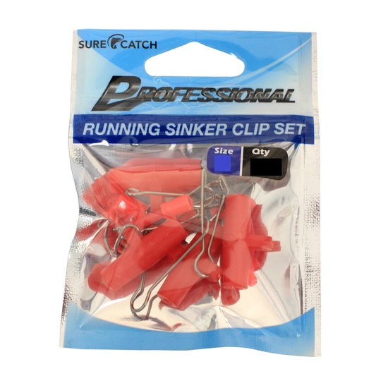 1 Packet of Large Surecatch Running Fishing Sinker Clips