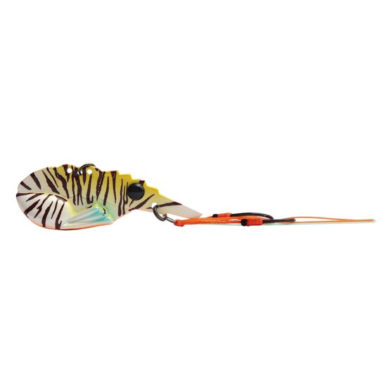 50mm TT Lures Switchprawn+ Metal Vibe Lure - 13gm Rigged Blade Lure - KING  TIGER