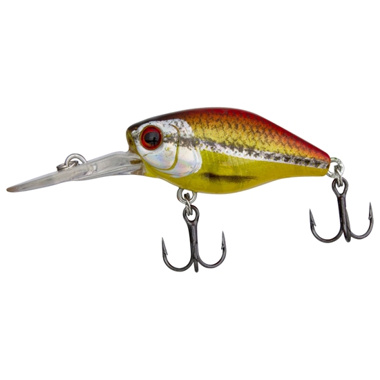 38mm FishArt Fat Boy Orange Ghost Floating Crankbait Fishing Lure -4g Topwater Hard Body Lure