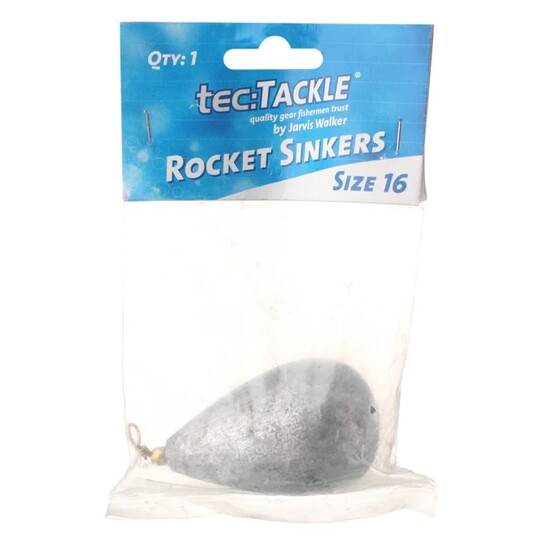 1 Pack of Jarvis Walker Size 14 Rocket Sinkers - 400gm Bomb and