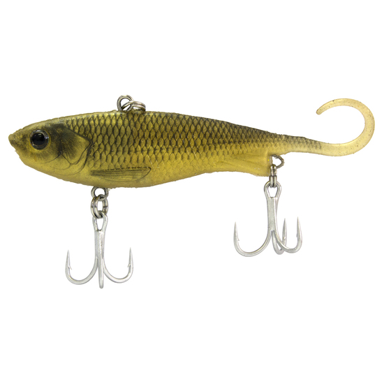 95mm Zerek Fish Trap Soft Vibe Lure - Col GH - Gold Herring - Sinking Crankbait Fishing Lure