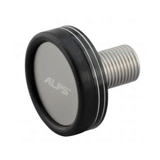 1 x Alps Deluxe Fishing Rod Butt End Cap with Threaded Insert -Choose the Colour [Black/Silver]