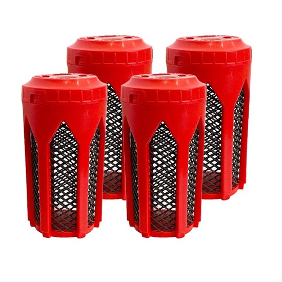 4 Pack of Bait Bomb Plastic Bait Holders For Crab Pots and Yabbie Traps