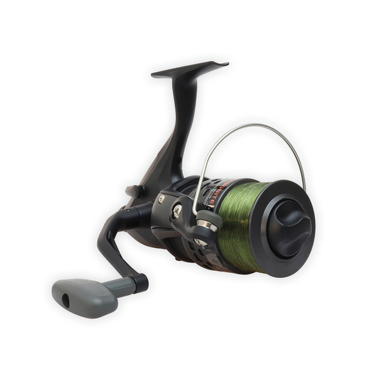Okuma Carbonite XP155 Baitfeeder Spinning Fishing Reel with Spare