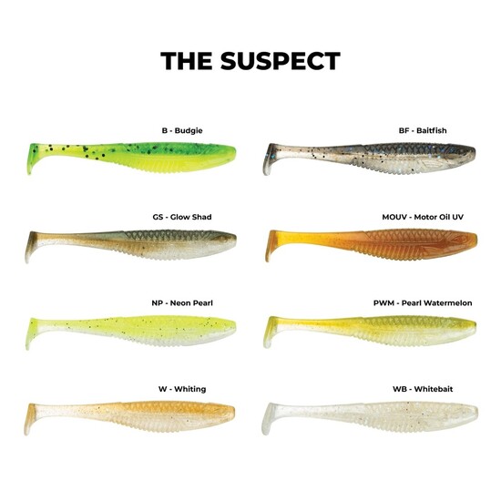 8 Pack of 2.75 Inch Rapala Crush City The Suspect Soft Plastic Fishing  Lures - Motor Oil