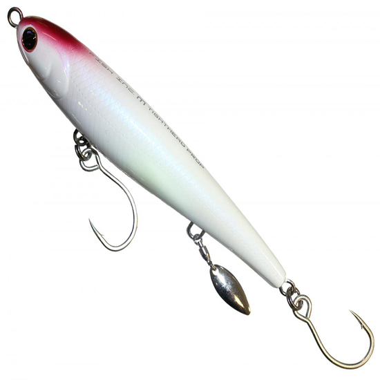 Fish Inc Lures Tighthead Prop - Pearl Red Head (Lumo)