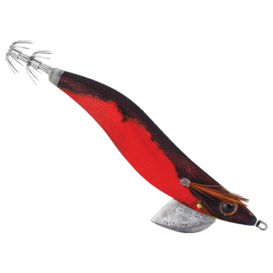 Fish Inc Lures Egilicious Squid Jigs 3.5 Standard Realistic Fishing Lure - Bleeding Belly