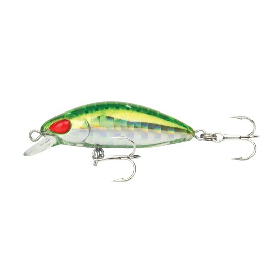 35mm Storm Gomoku Minnow Hard Body Fishing Lure - Metallic Green