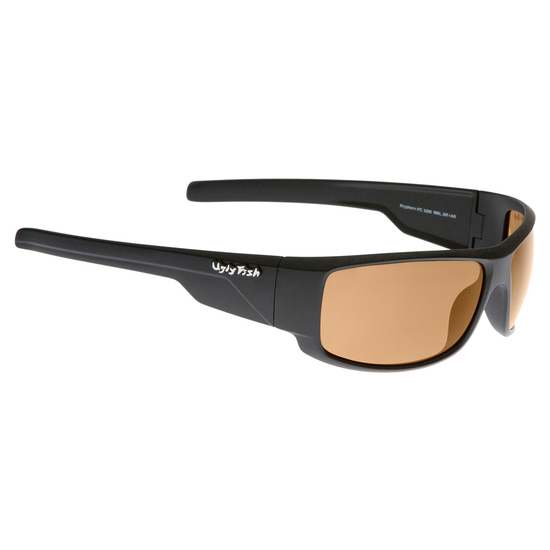 Ugly Fish Krypton PC3266 TR-90 Black Frame/Brown Lens Polarised Sunglasses