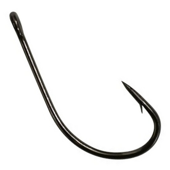 5 Packets of Size 6 Eagle Claw Lazer Sharp L3071 Maruseigo Black Platinum Fishing Hooks Qty: 75 Hooks