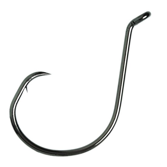 5 Packets of Size 1 Eagle Claw Lazer Sharp L7228BP Black Octopus Circle Hooks Qty: 40 Hooks