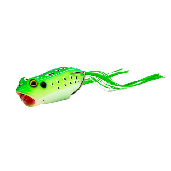 Zman 2.25 Inch Popping Leap Frogz Soft Body Fishing Lure -  Green Leopard