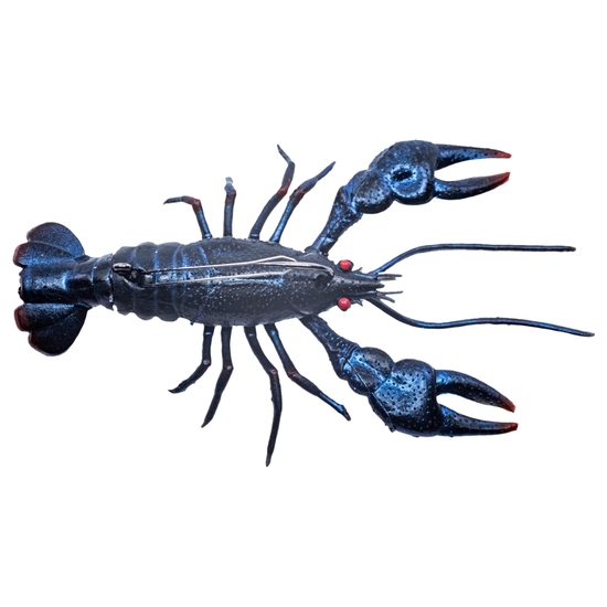 Chasebaits Lures The Mud Bug 95mm Craw Crayfish Weighted Fishing Lure - Blue Night