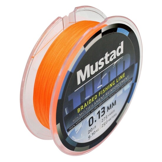 Mustad Thor Braid 250/10lb Hot Orange