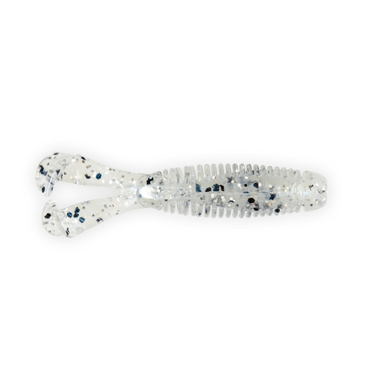 Zman 1.75 Inch Micro Goat Soft Plastic Fishing Lures 8 Pack - Blue Glimmer Sparkle