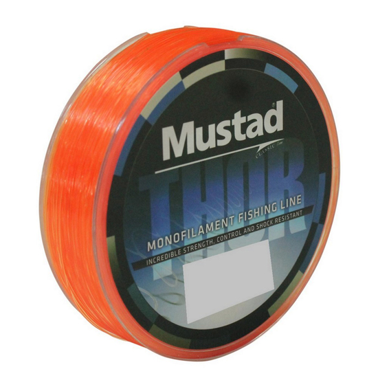 Mustad Thor Mono 300/10lb HotOrange 