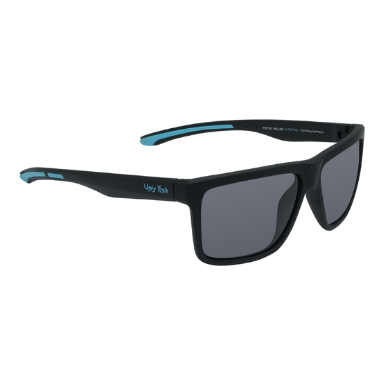 Ugly Fish PFR397 Polarised Floating Sunglasses - Matt Black Frame/Smoke Lens