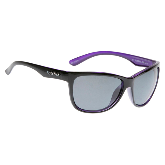 Ugly Fish PT6544 Polarised Black Frame/Smoke Lens Women's Lifestyle Sunglasses 