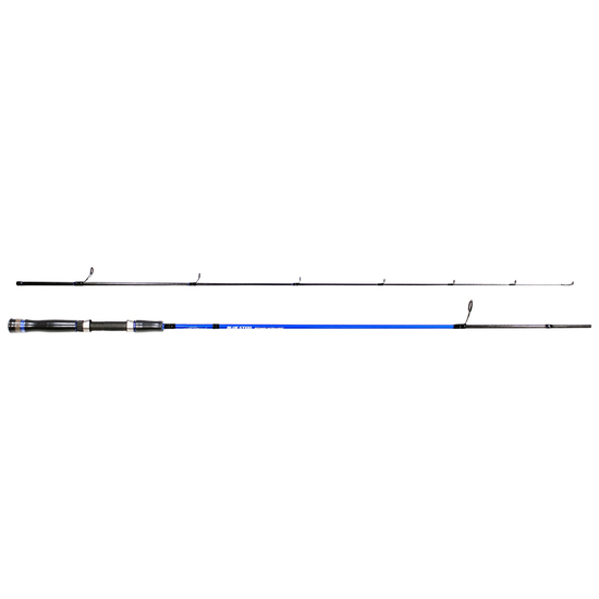 7ft Wilson Blue Steel 2 Piece 6-14lb Fishing Rod - Metallic Blue Light Estuary Rod