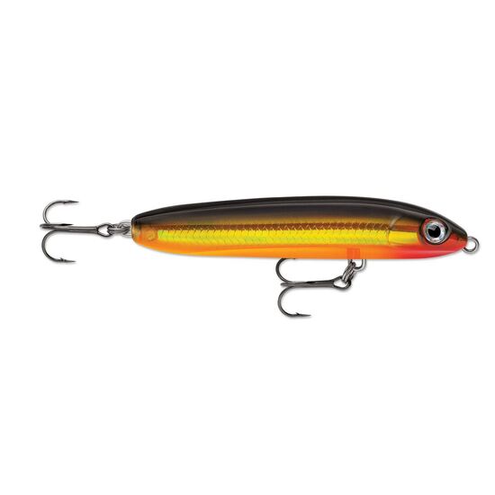 13cm Rapala Skitter V Topwater Walk-The-Dog Style Fishing Lure - Gold