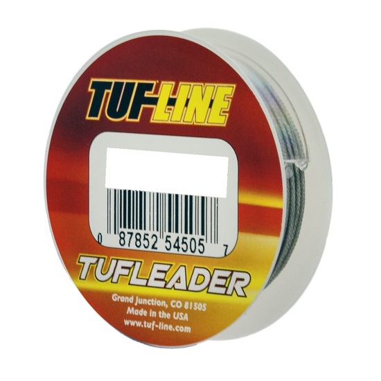 5yd Spool of 50lb Tuf-Line Braided Stainless Steel Tuf-Leader -Knottable Trace Leader