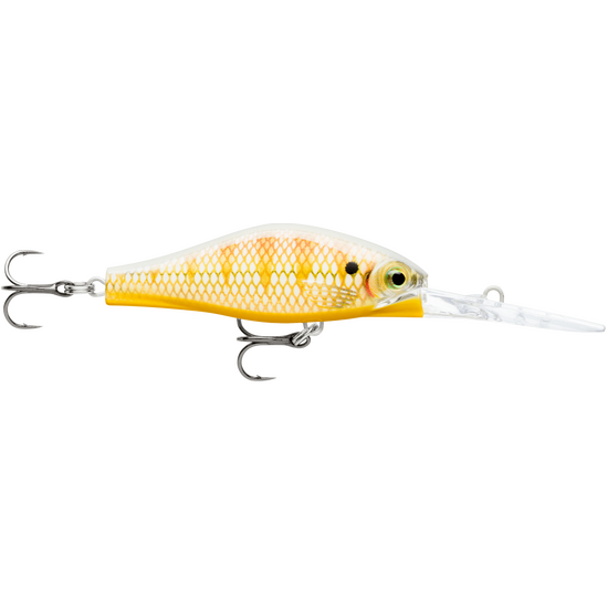 7cm Rapala Shadow Rap Jack Deep Diving Crankbait Lure - Pearl Ghost Gold