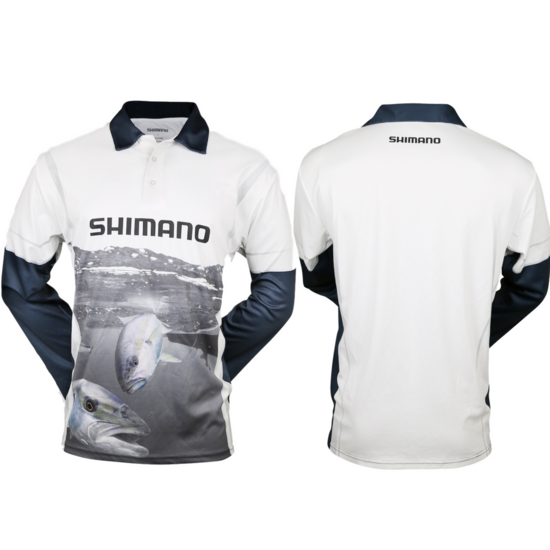 Shimano XXL Sniper Kingfish Long Sleeve Tournament Fishing Shirt - Sublimated UPF50+