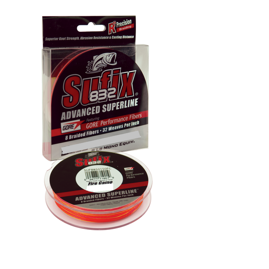 300yd Spool Sufix 832 Advanced Superline Braided Fishing Line-Neon Lime  Braid