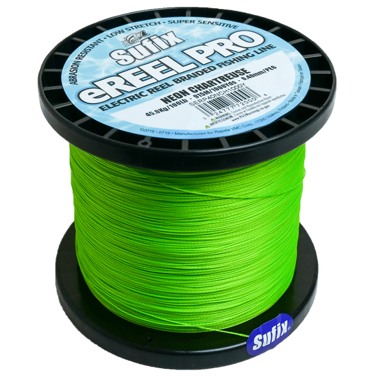 150yd Spool of 80lb Sufix 832 Advanced Superline Braided Fishing Line -Neon  Lime