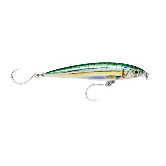 12cm Rapala Saltwater X-Rap Long Cast Shallow Minnow Lure - Green Mackerel